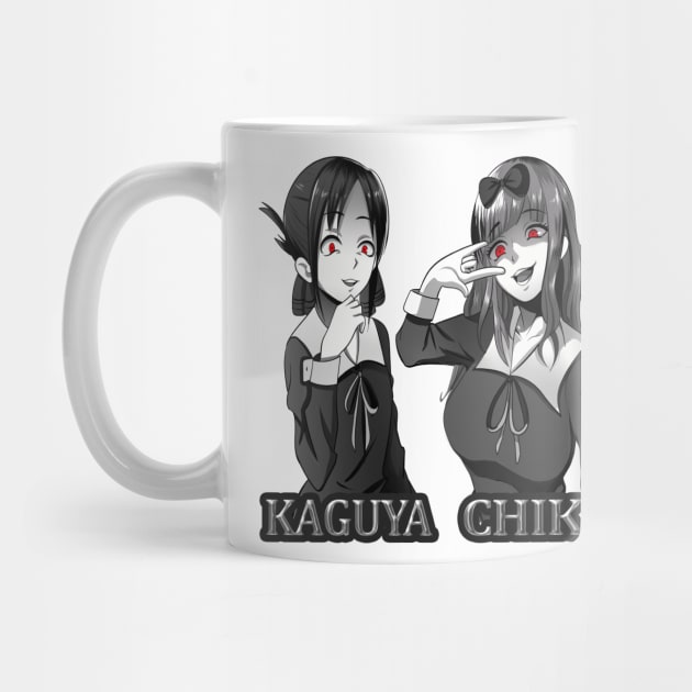 Kaguya-sama wa Kokurasetai - Kaguya & Chika Gesugao Style by Dokey4Artist